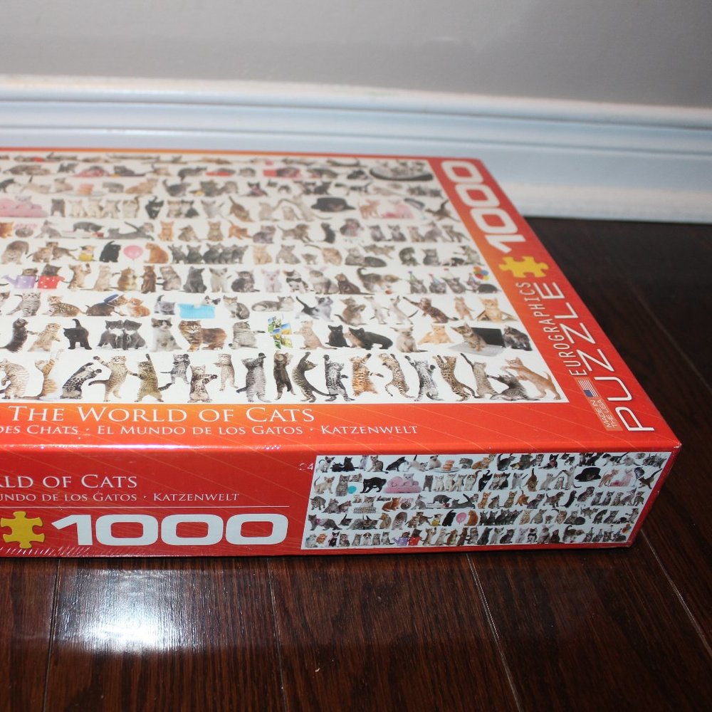 3/$55❤️The World of Cats Eurographics 1000 pcs puzzle Les Monde des Chats - Picture 2 of 5